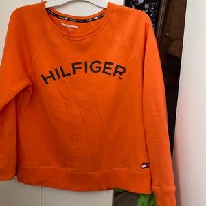 Size medium at Nordstrom’s rack! Bright orange but not neon